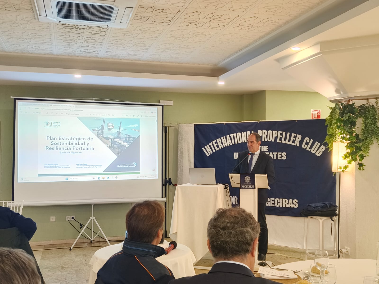 La intervención de Juan Antonio Patrón.